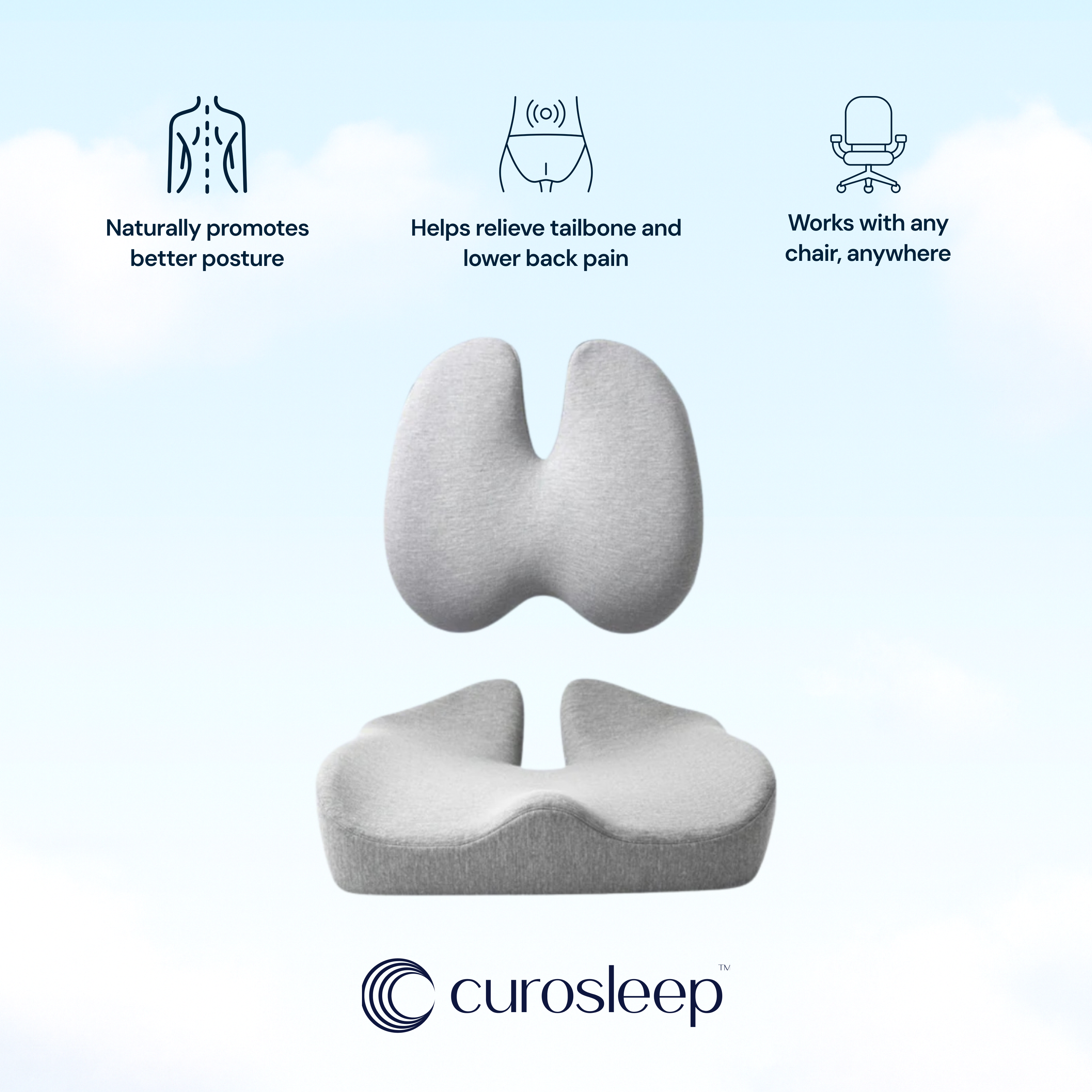 Orthopedic Seat Cushion Set